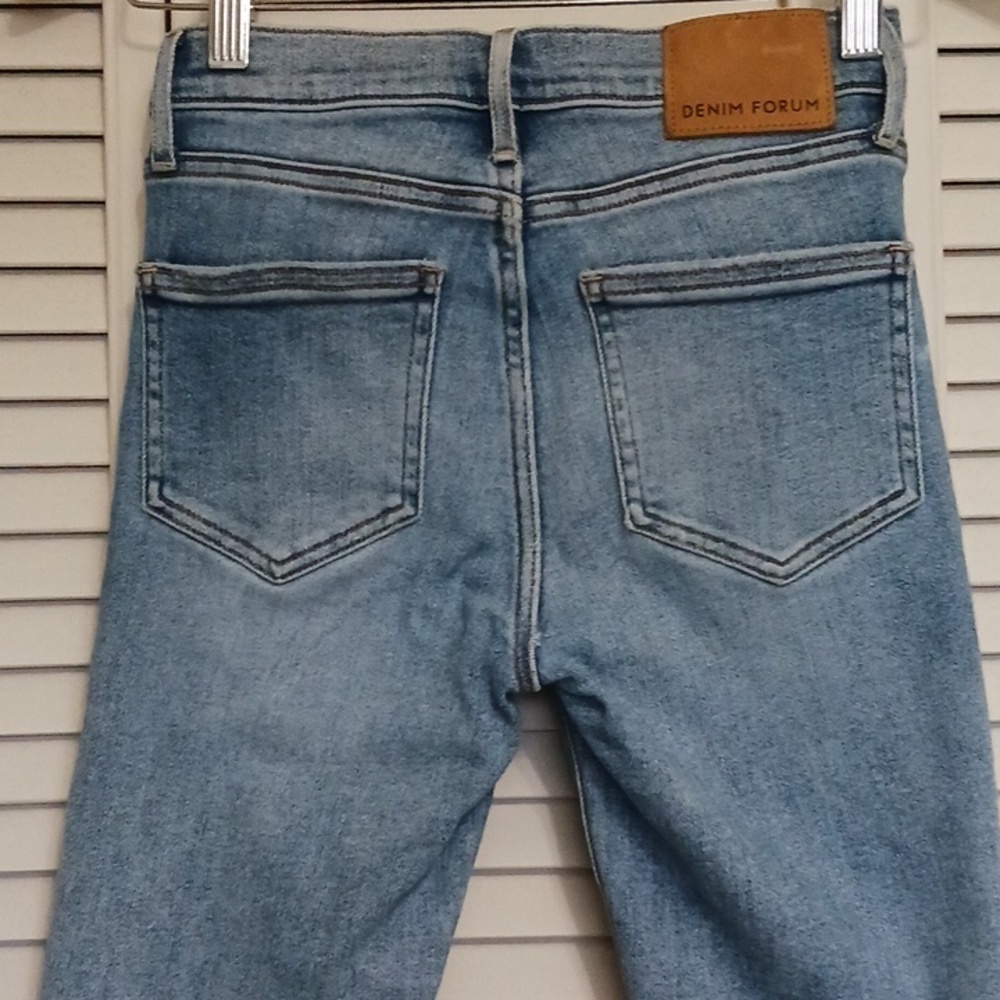 Denim Forum Nico Mid Rise Skinny Crop, Size 24 - Picture 7 of 13